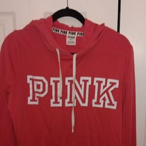 Victoria's Secret Pink Hoodie with White Details
